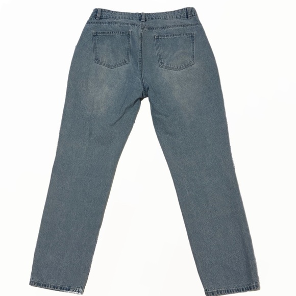 Chelsea and violet straight leg call embroidery jeans 32” - Picture 3 of 8